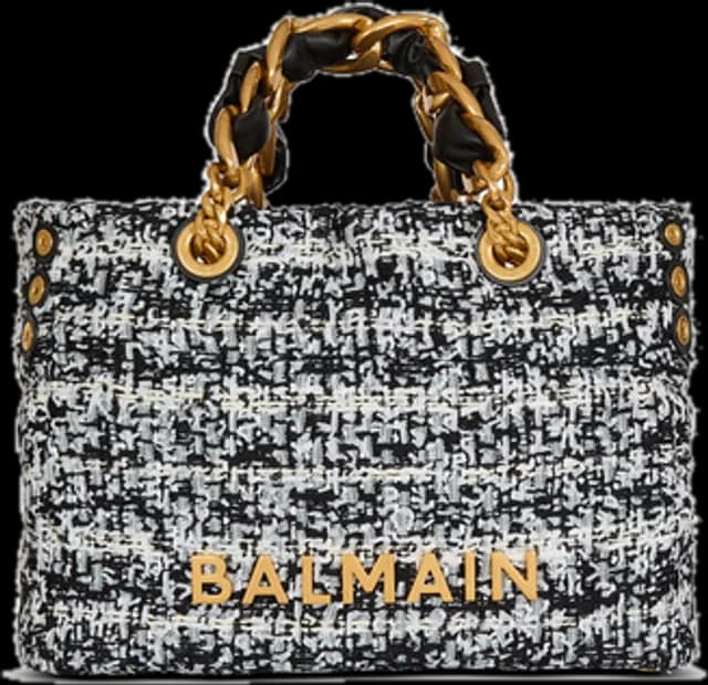Balmain, tvídová taška